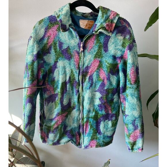 Vintage Ski jacket, Ski Boutique by White stag, 1960s floral pattern - Picture 1 of 7